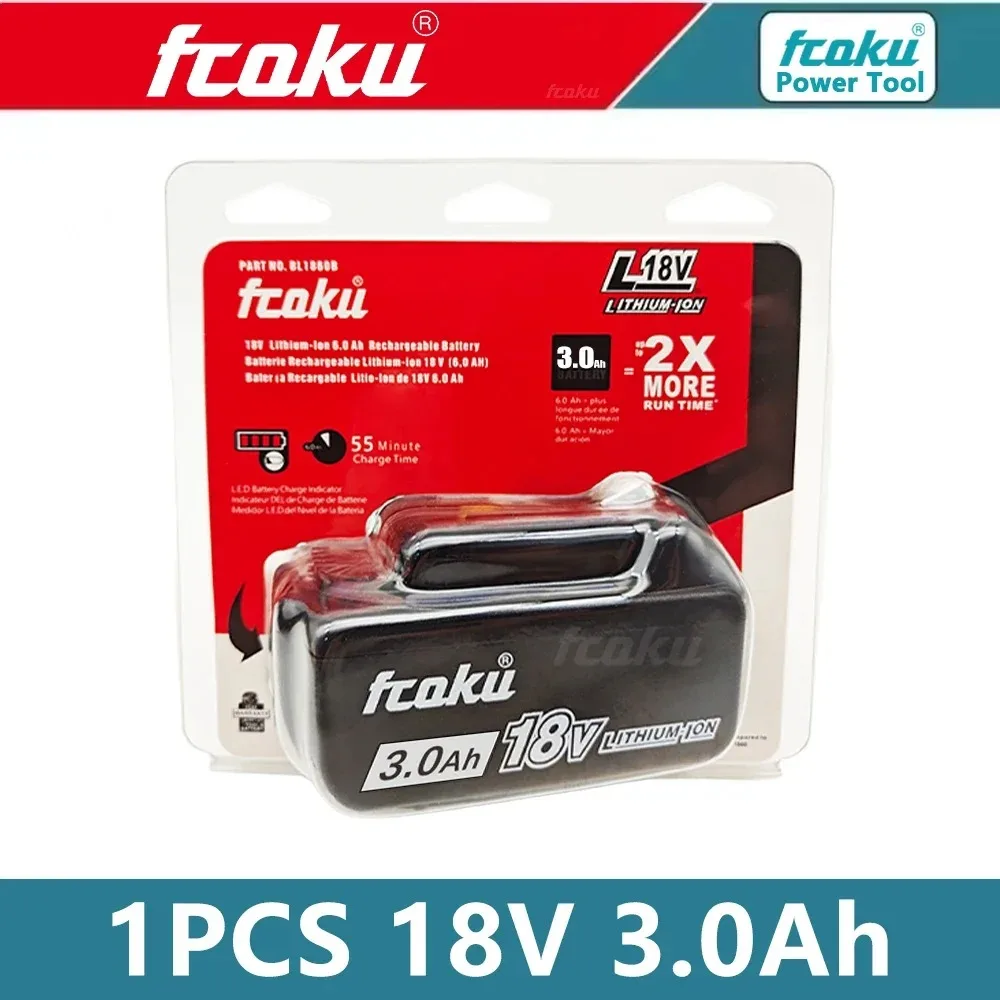 100% Original Rechargeable Tools Batteries, Replaceable LED Lithium-ion,For Makita 6.0 Ah 18V LXT BL1860B BL1860BL1850 BL1830
100% Original Rechargeable Tools Batteries, Replaceable LED Lithium-ion,For Makita 6.0 Ah 18V LXT BL1860B BL1860BL1850 BL1830