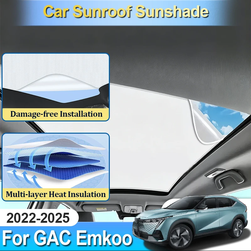 For Trumpchi GAC Emkoo 2022 2023 2024 2025 Accessorie Electrostatic Adsorption Car Sunroof Sunshade Static Cling Panoramic Shade
For Trumpchi GAC Emkoo 2022 2023 2024 2025 Accessorie Electrostatic Adsorption Car Sunroof Sunshade Static Cling Panoramic Shade