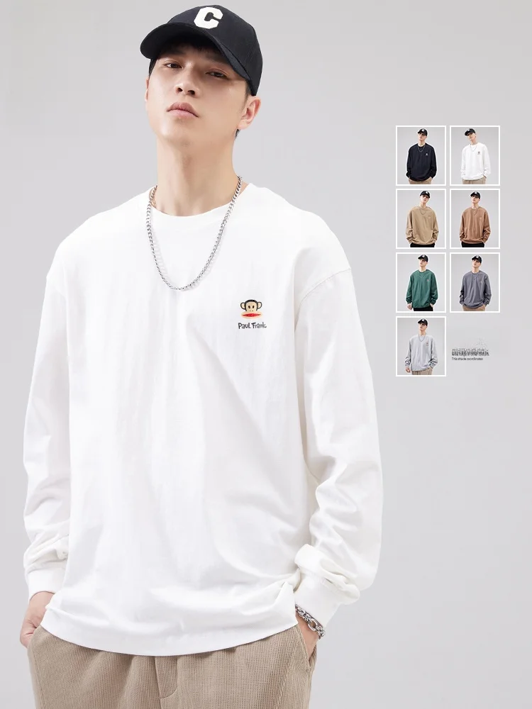 PaulFrank Basic Pure Cotton Long Sve T-irt Men's Spring Summer Faion Versatile round Ne Base irt Breathable Youth ...
PaulFrank Basic Pure Cotton Long Sve T-irt Men's Spring Summer Faion Versatile round Ne Base irt Breathable Youth ...