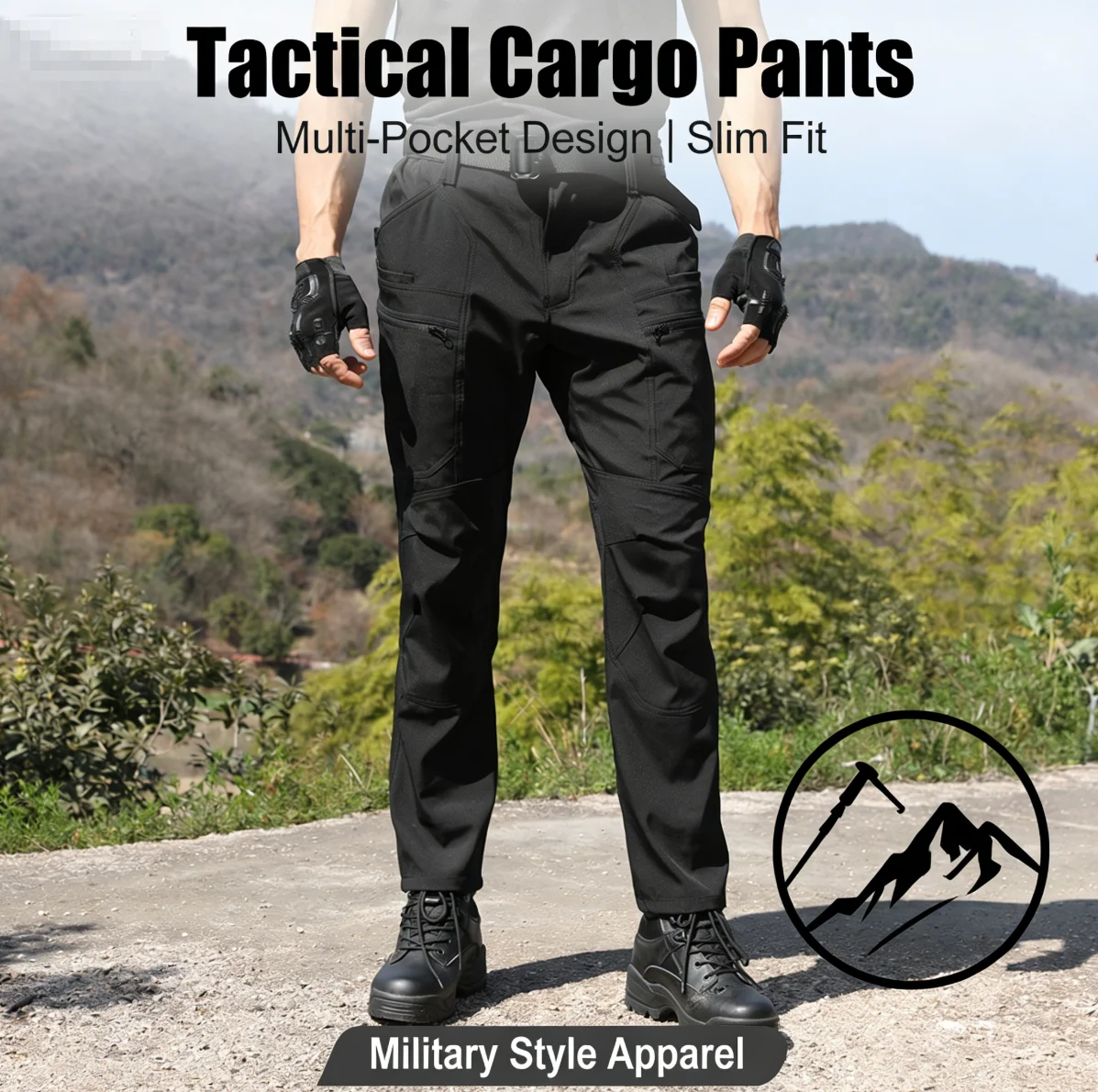 Spring/Fall Outdoor Pants for Men Slim-Fit Military-Style Training Pants Water-Resistant Workwear Pants New Arrival
Spring/Fall Outdoor Pants for Men Slim-Fit Military-Style Training Pants Water-Resistant Workwear Pants New Arrival