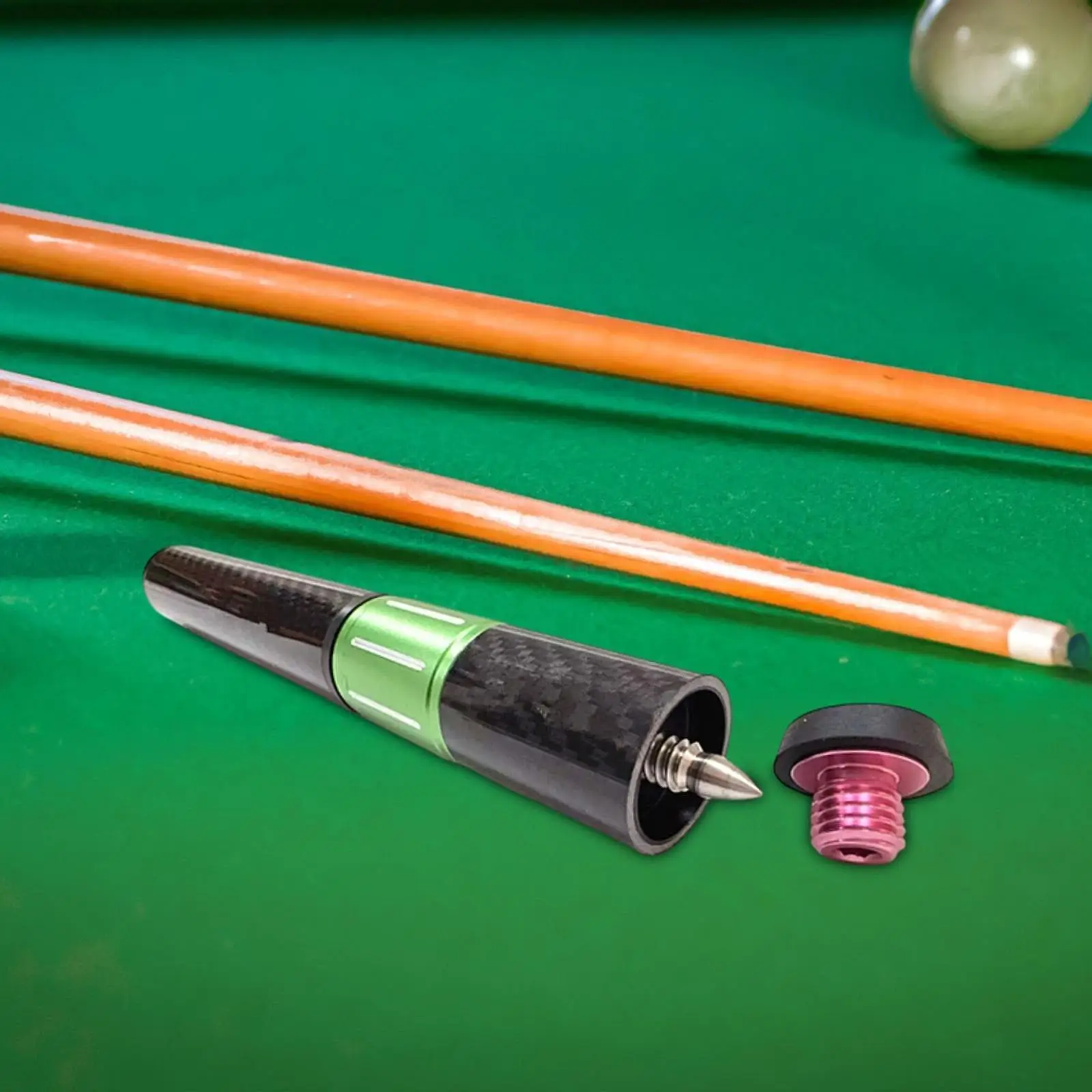 Pool Cue Stick Extension Retractable for Billiards Carbon Fiber Spare Part Lengthener Compact Snooker Sleek Pool Cue Extender
Pool Cue Stick Extension Retractable for Billiards Carbon Fiber Spare Part Lengthener Compact Snooker Sleek Pool Cue Extender