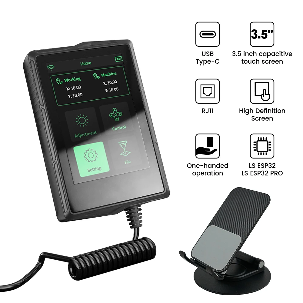 Laser 3.5" Touchscreen CNC Display Laser Engraving Controller Touch Screen Kit Portable Handheld Touch High Display
Laser 3.5" Touchscreen CNC Display Laser Engraving Controller Touch Screen Kit Portable Handheld Touch High Display