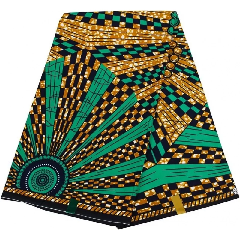 African Fabric 100% Cotton Kente Cloth by The Yard 6 Yards African American Ankara Print Wax Fabric
African Fabric 100% Cotton Kente Cloth by The Yard 6 Yards African American Ankara Print Wax Fabric