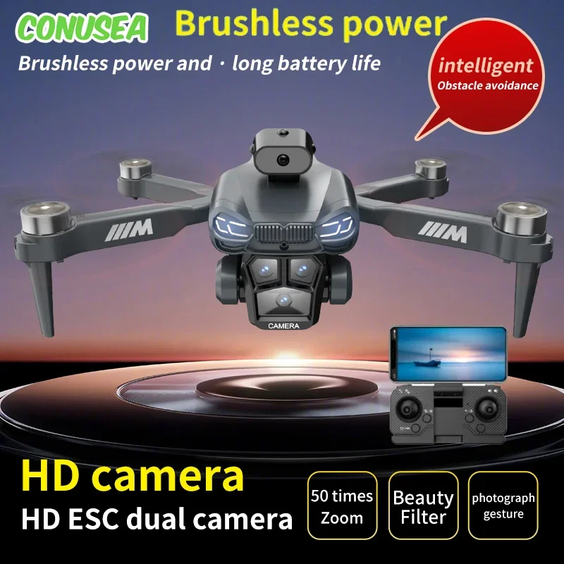 S183 Dron Professional Rc Drone Hd Camera Obstacle Avoidance Brushless Motor Optical Flow Mode Wifi Fpv Helicpter Quadcopter Toy
S183 Dron Professional Rc Drone Hd Camera Obstacle Avoidance Brushless Motor Optical Flow Mode Wifi Fpv Helicpter Quadcopter Toy
