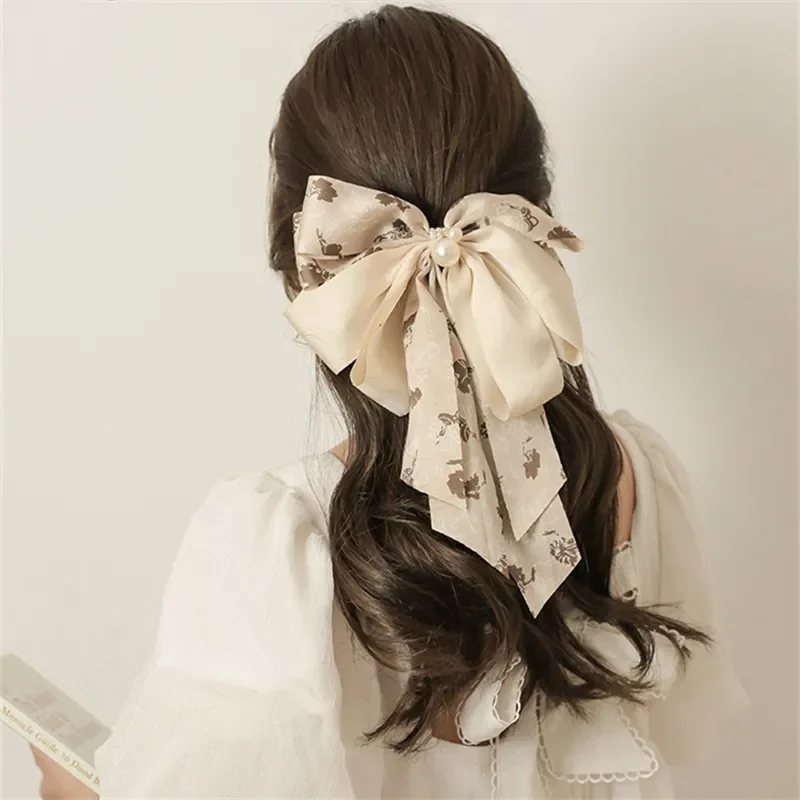 Women 2025 New Headwear Female Hair Claws Accessories Hairband with Big Bow Hair Clips Barrettes Bowtie Knotted Chiffon Hairpin
Women 2025 New Headwear Female Hair Claws Accessories Hairband with Big Bow Hair Clips Barrettes Bowtie Knotted Chiffon Hairpin