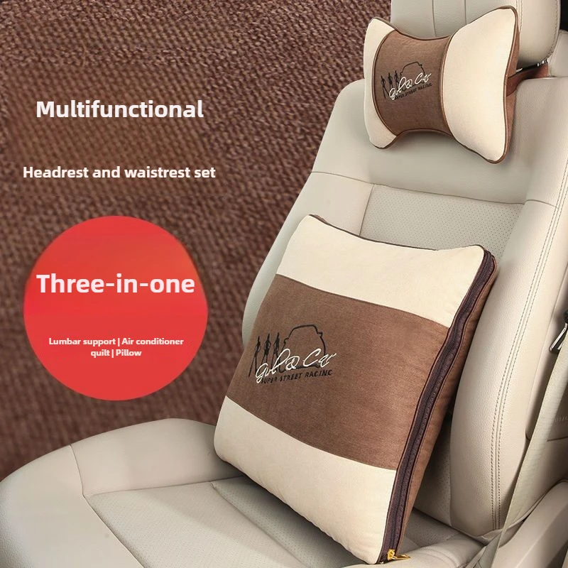 Car Convertible Pillow Blanket Set Dual-Function Vehicle Decorative Cushion with Embroidery
Car Convertible Pillow Blanket Set Dual-Function Vehicle Decorative Cushion with Embroidery