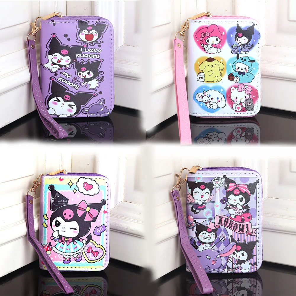 Cute Cartoon Kuromi Children's Small Wallet Anime Sanrio Handheld Girl's Storage Pouch Hello Kitty Pu Zips Coin Purse Gift
Cute Cartoon Kuromi Children's Small Wallet Anime Sanrio Handheld Girl's Storage Pouch Hello Kitty Pu Zips Coin Purse Gift