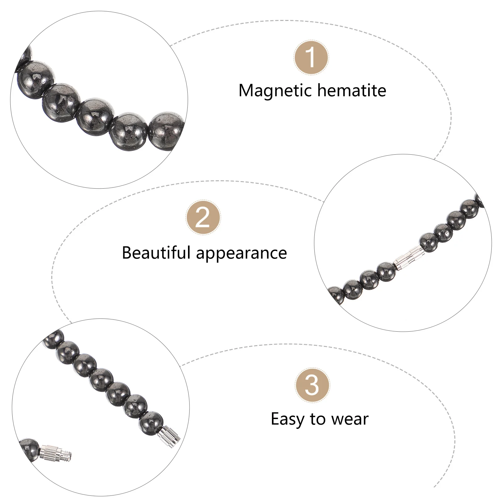 Magnetic Necklace 6MM Black Hematite Women Jewelry Chain Delicate Accessory Gift Pendant Health Stone Sweater Necklace Elegant
Magnetic Necklace 6MM Black Hematite Women Jewelry Chain Delicate Accessory Gift Pendant Health Stone Sweater Necklace Elegant