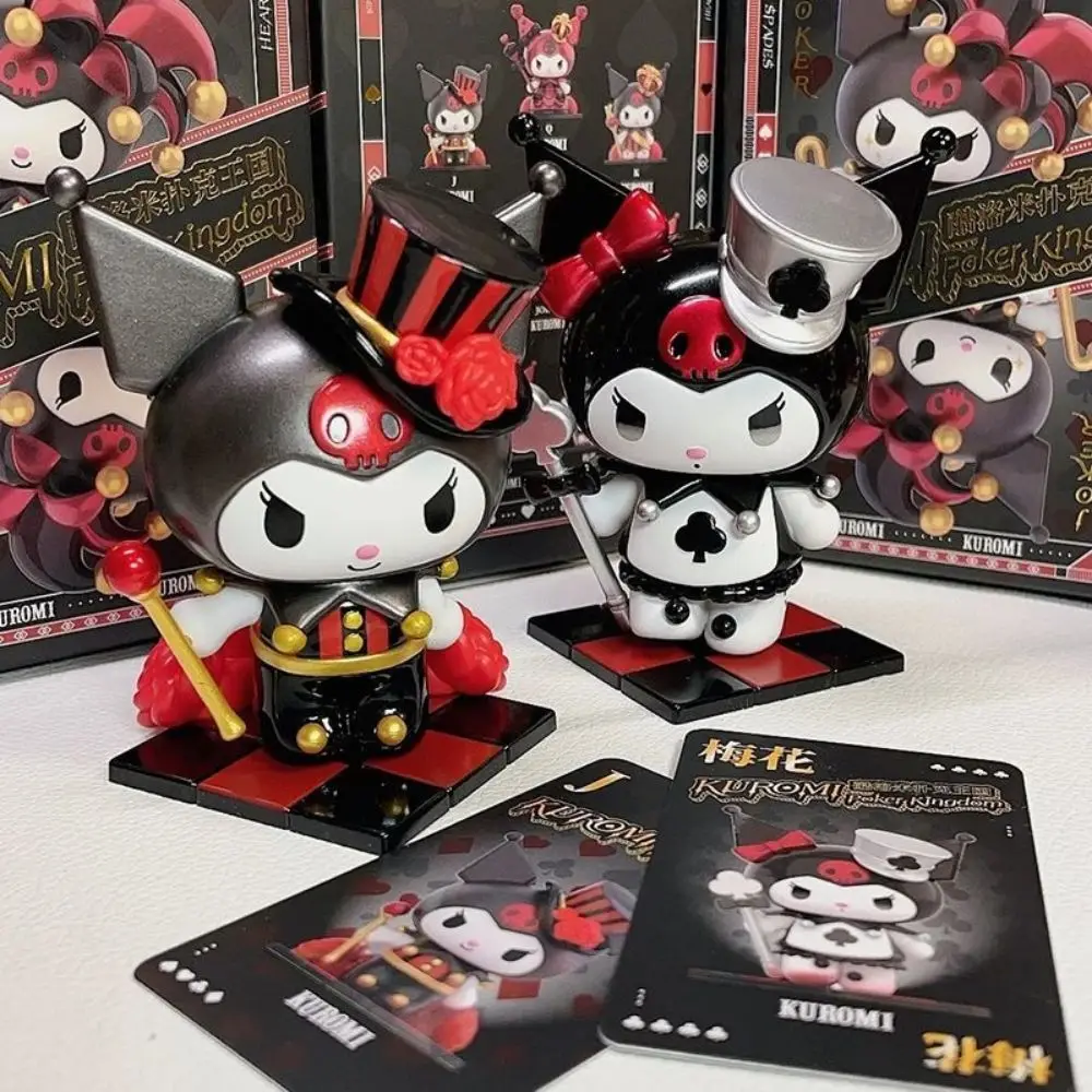 GOOD Sanrio Blind Box Kawaii Kuromi Figures Toys Poker Kingdom Spade Series Dolls Desktop ornaments For Girls Birthday Gifts
GOOD Sanrio Blind Box Kawaii Kuromi Figures Toys Poker Kingdom Spade Series Dolls Desktop ornaments For Girls Birthday Gifts