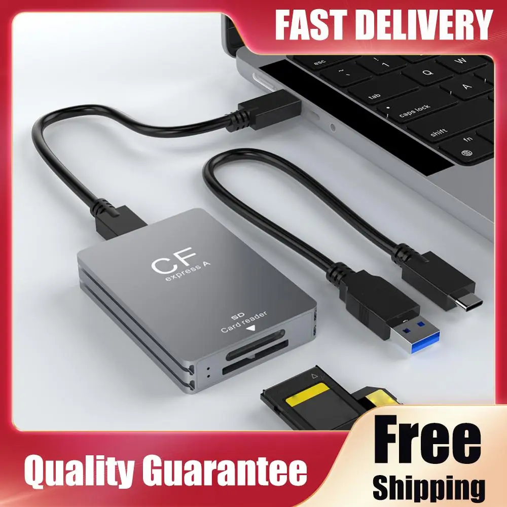 2-in-1 CFexpress Type A &SD Card Reader Memory Card Reader Support for Android/Windows/ OS Portable CF Express Reader for SLR
2-in-1 CFexpress Type A &SD Card Reader Memory Card Reader Support for Android/Windows/ OS Portable CF Express Reader for SLR