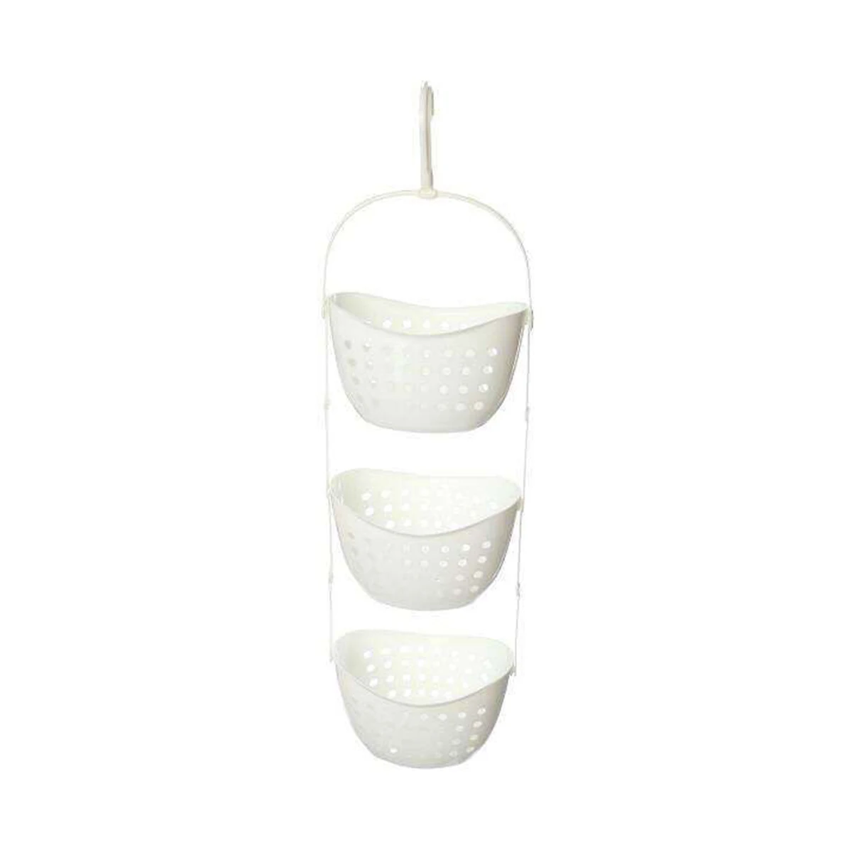 Bathroom Hanging Basket Storage Huge Capacity PP 3 Tier Detachable Hooks Kitchen Utensils Shower Rack Organizer
Bathroom Hanging Basket Storage Huge Capacity PP 3 Tier Detachable Hooks Kitchen Utensils Shower Rack Organizer