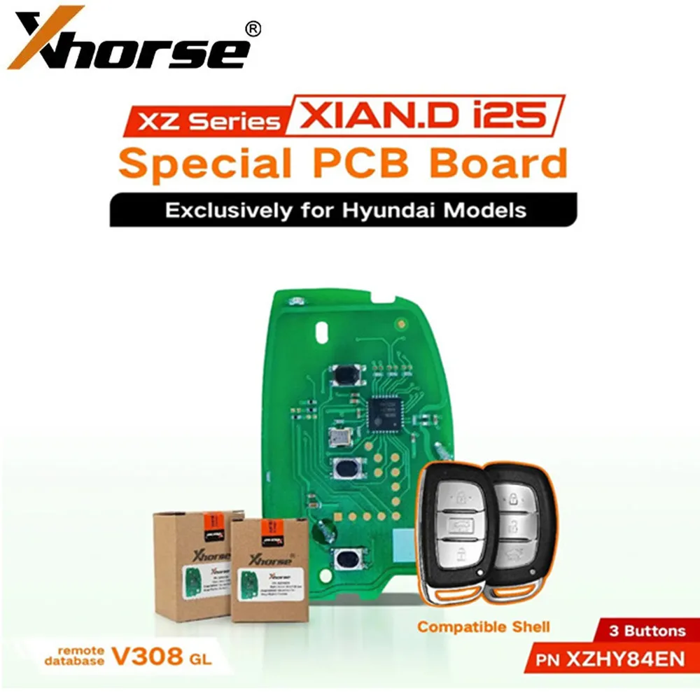 1/3/5PCS XHORSE XZHY84EN XZ Series i25 Special PCB Board for Hyundai 3 Buttons for VVDI VVDI2
1/3/5PCS XHORSE XZHY84EN XZ Series i25 Special PCB Board for Hyundai 3 Buttons for VVDI VVDI2