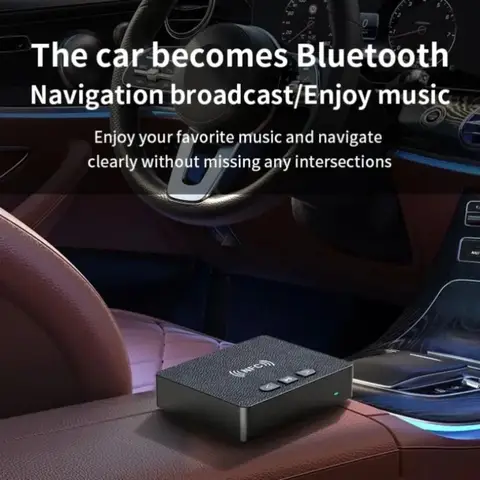 2 In 1 Airplane Wireless Adapter For TV Car kit Speaker PC Headphone Mic NFC Bluetooth 5.4 Audio Receiver 3.5mm AUX Jack