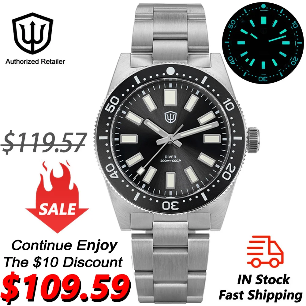 Watchdives 62mas Часы 38 мм Классические часы VH31 с секундным механизмом Куполообразные часы с сапфировым стеклом Светящиеся 20 бар Водонепроницаемые WD1965
Watchdives 62mas Часы 38 мм Классические часы VH31 с секундным механизмом Куполообразные часы с сапфировым стеклом Светящиеся 20 бар Водонепроницаемые WD1965