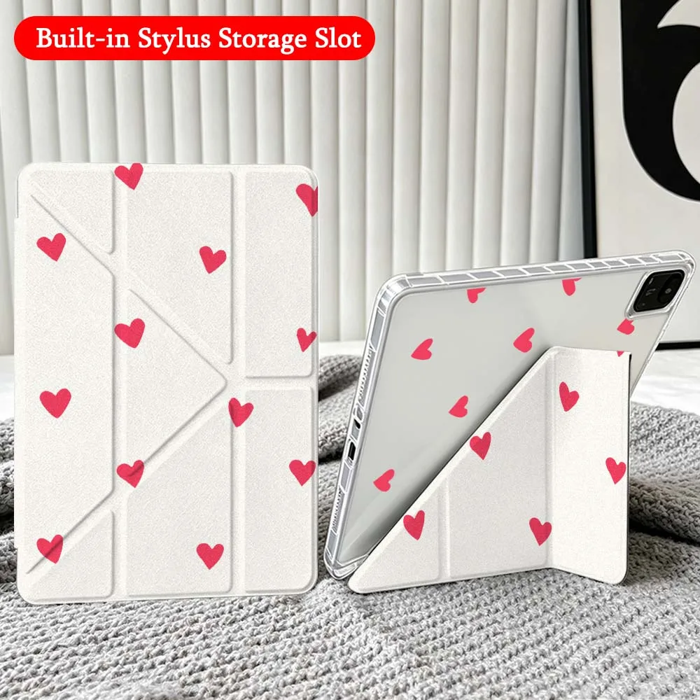 Cartoon Heart Happy Love For Xiaomi Redmi Poco Pad 5 6 7 8 Pro SE 11 11.2 12.1 Inch Transparent Y-Shaped Folding Tablet Case
Cartoon Heart Happy Love For Xiaomi Redmi Poco Pad 5 6 7 8 Pro SE 11 11.2 12.1 Inch Transparent Y-Shaped Folding Tablet Case