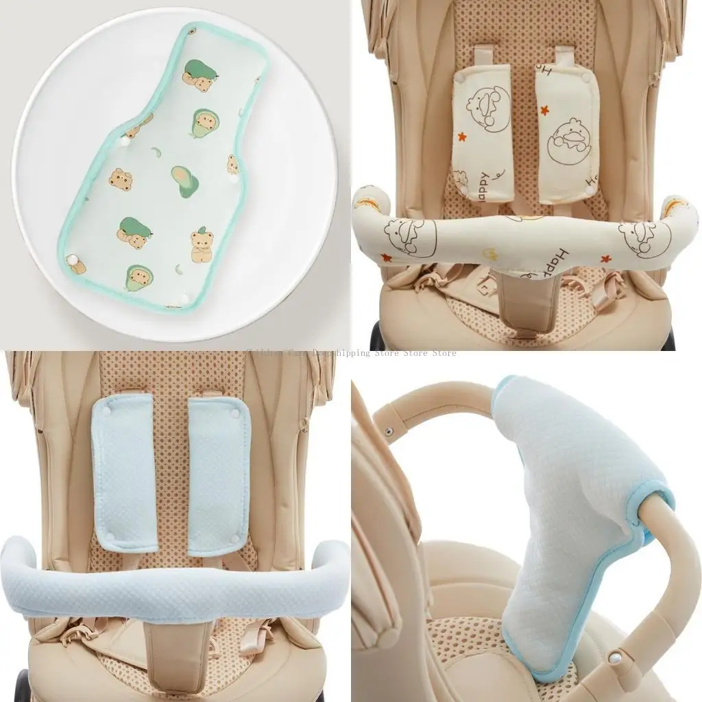 Baby Strollers Shoulder/Crotch Pads Infant Strollers Straps for Comfort
Baby Strollers Shoulder/Crotch Pads Infant Strollers Straps for Comfort