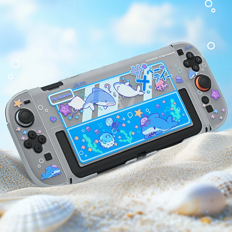 Cute Shark Hard PC Cover Case Compatible with Switch 2, Hard PC Shell, Soft Silicone Joy Con Cover for Nintendo Switch 2
Cute Shark Hard PC Cover Case Compatible with Switch 2, Hard PC Shell, Soft Silicone Joy Con Cover for Nintendo Switch 2