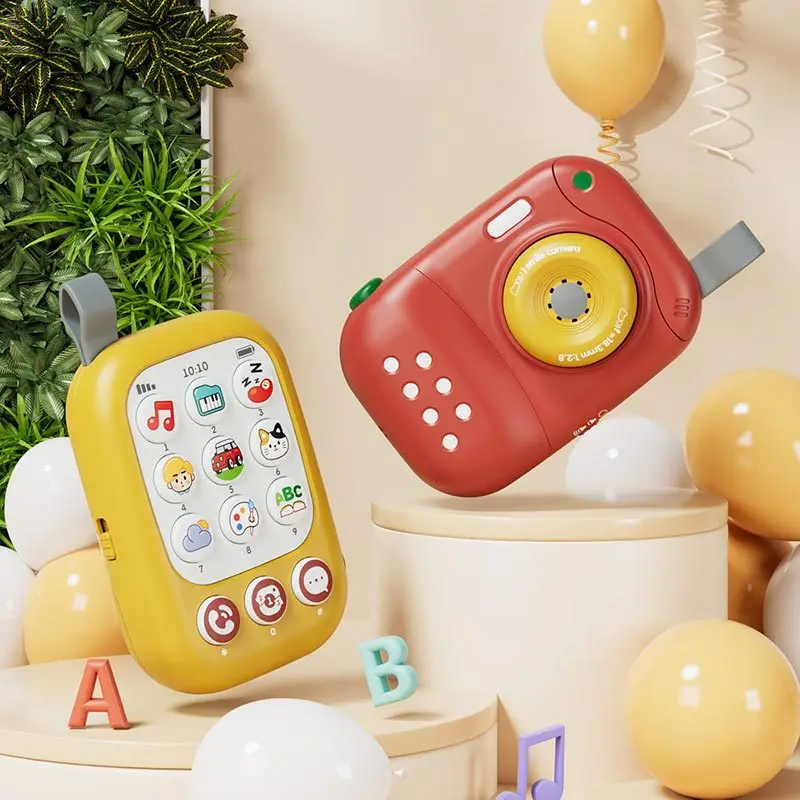 Child's Interactive Cell Phone & Camera - Play To Learn, Touch Screen With 8 Functions And Dazzling LED Lights Toys
Child's Interactive Cell Phone & Camera - Play To Learn, Touch Screen With 8 Functions And Dazzling LED Lights Toys