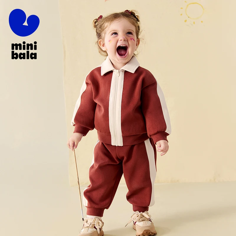 Mini Bala Long Sleeve Set Boys Girls Baby Casual Infant Outfit School Style Two-Piece Set
Mini Bala Long Sleeve Set Boys Girls Baby Casual Infant Outfit School Style Two-Piece Set