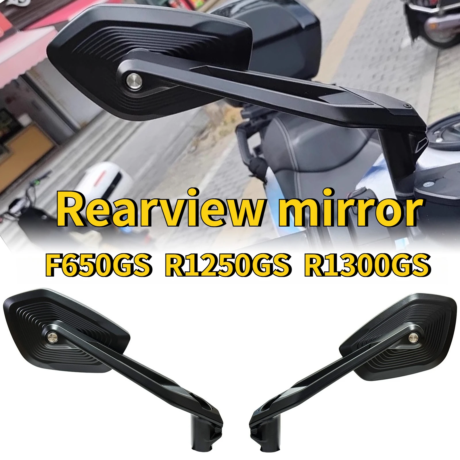FOR F650GS R1250GS ADV_R1300GS Modified rearview mirror and reverse mirror accessories moto
FOR F650GS R1250GS ADV_R1300GS Modified rearview mirror and reverse mirror accessories moto