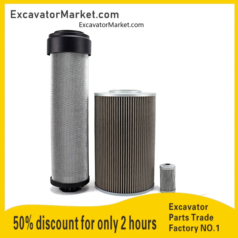 Excavator Parts For Sunward 205E-3H 215E F excavator hydraulic return oil inlet filter element pilot line filter element
Excavator Parts For Sunward 205E-3H 215E F excavator hydraulic return oil inlet filter element pilot line filter element