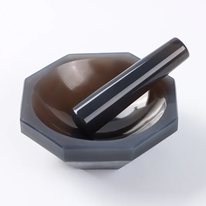 Agate Mortar Grade A Natural Agate Bowl with Pestle use for Laboratory Grinding Inner Diameter 30 50 70 100 120 130 mm
Agate Mortar Grade A Natural Agate Bowl with Pestle use for Laboratory Grinding Inner Diameter 30 50 70 100 120 130 mm