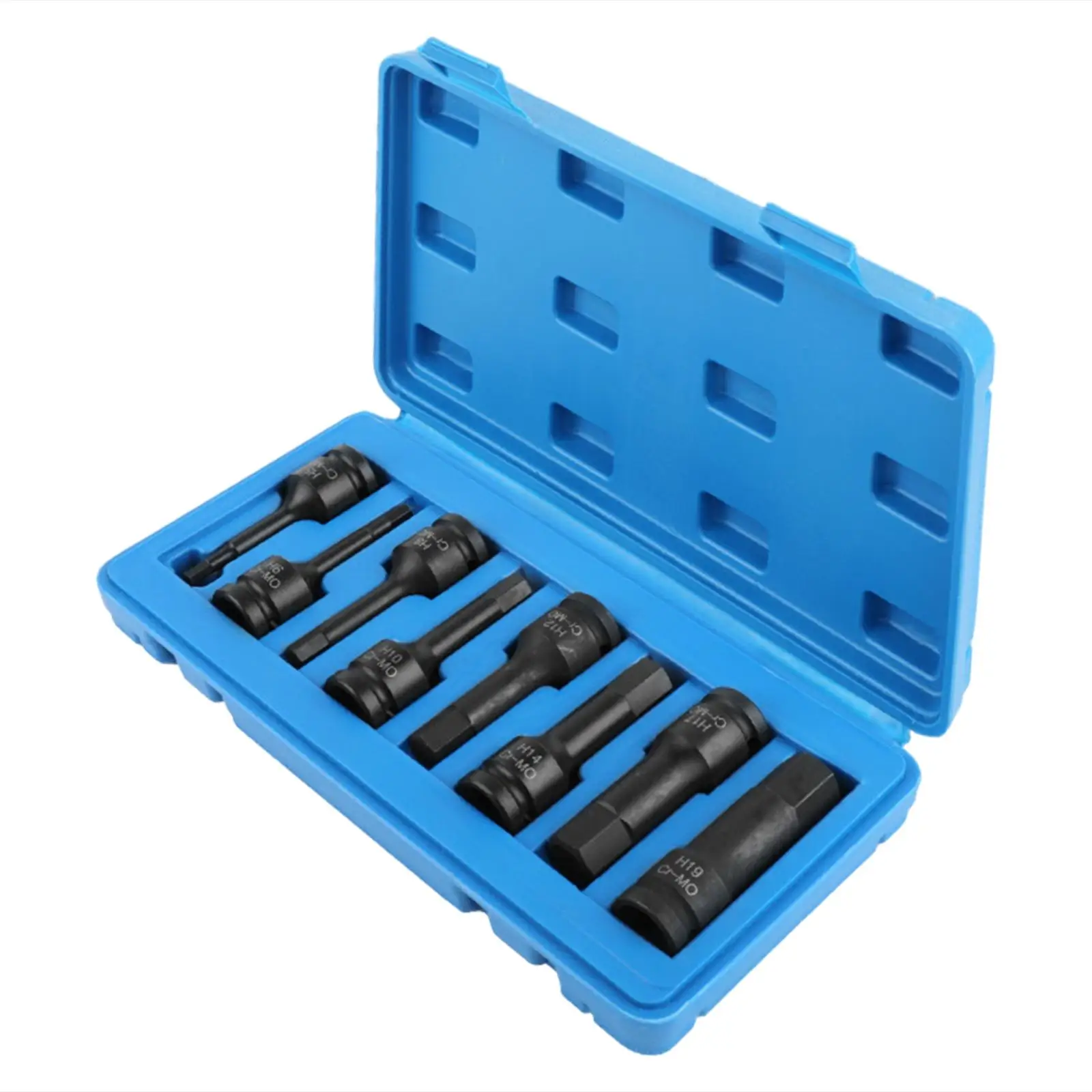 8Pcs 1/2 inch Drive with Storage Case Hex Socket Bits Hex Bit Socket Set Impact Hex Socket Set for Trucks Cars Machinery
8Pcs 1/2 inch Drive with Storage Case Hex Socket Bits Hex Bit Socket Set Impact Hex Socket Set for Trucks Cars Machinery