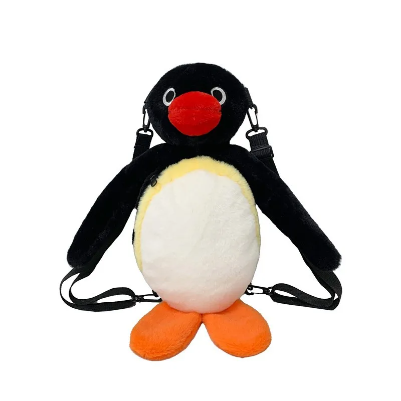 Women Cartoon penguin doll plush backpack cute girl's small bag student shoulder bag gift
Women Cartoon penguin doll plush backpack cute girl's small bag student shoulder bag gift