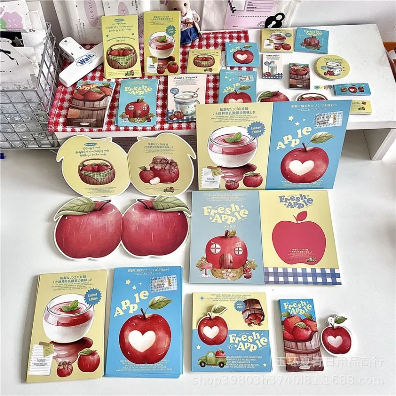 27-Piece Set American Retro Yogurt Apple DIY Packing Supplie Card Head Card Back Folding Page Sticker Cute Girls Card Packaging
27-Piece Set American Retro Yogurt Apple DIY Packing Supplie Card Head Card Back Folding Page Sticker Cute Girls Card Packaging