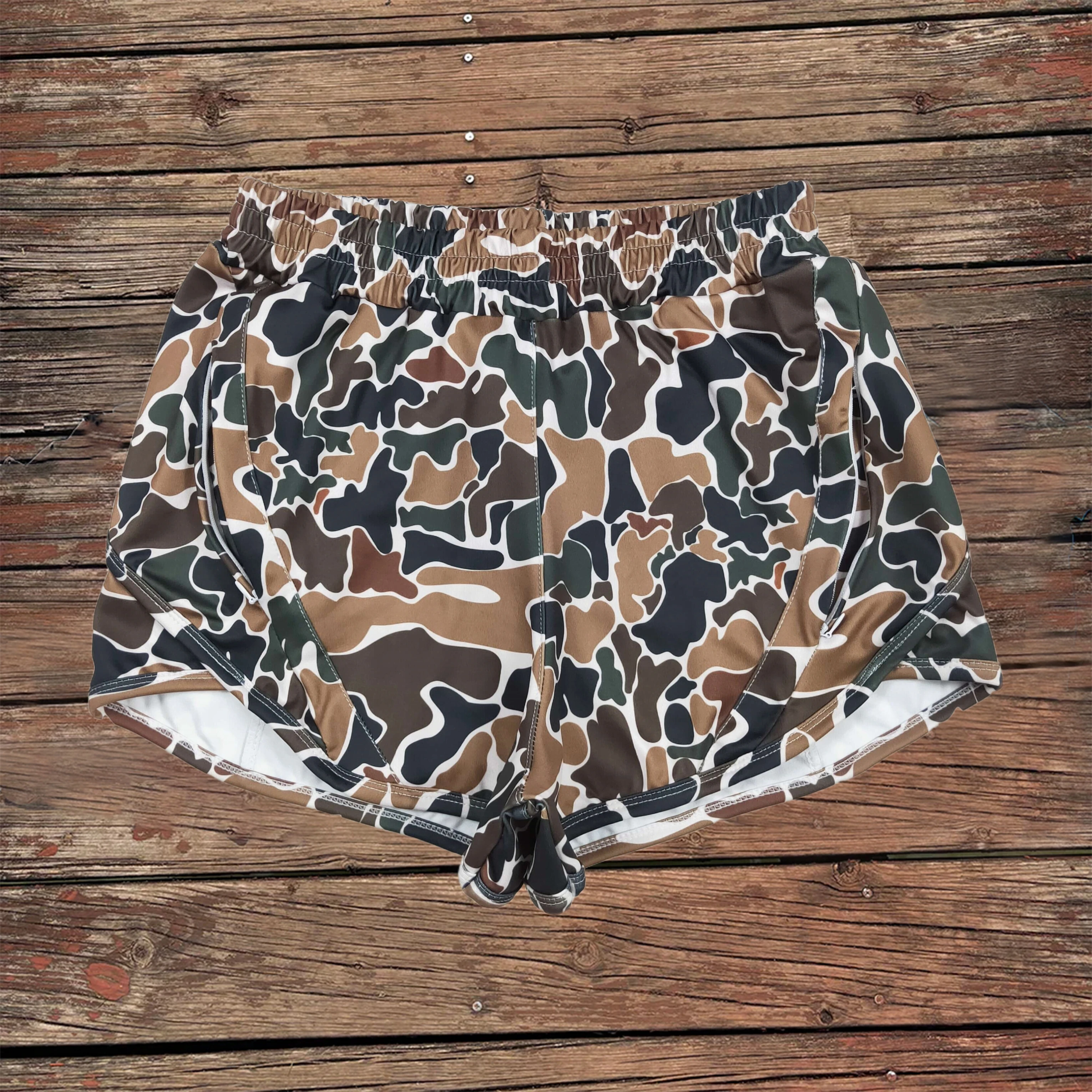 Wholesale Adult Women Dark Brown Camo Print Yoga Summer Shorts Boutique Woman Elastic Waist Sports Bottoms Breathable Clothing
Wholesale Adult Women Dark Brown Camo Print Yoga Summer Shorts Boutique Woman Elastic Waist Sports Bottoms Breathable Clothing