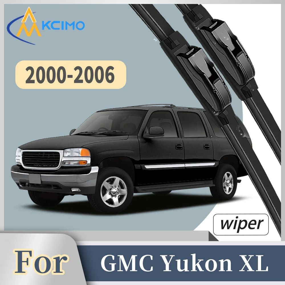 Premium Rubber Front Windscreen Wiper Blades For GMC Yukon XL 2000-2006 Quiet Smooth Wiping Waterproof Windshield Kit 2Pcs
Premium Rubber Front Windscreen Wiper Blades For GMC Yukon XL 2000-2006 Quiet Smooth Wiping Waterproof Windshield Kit 2Pcs