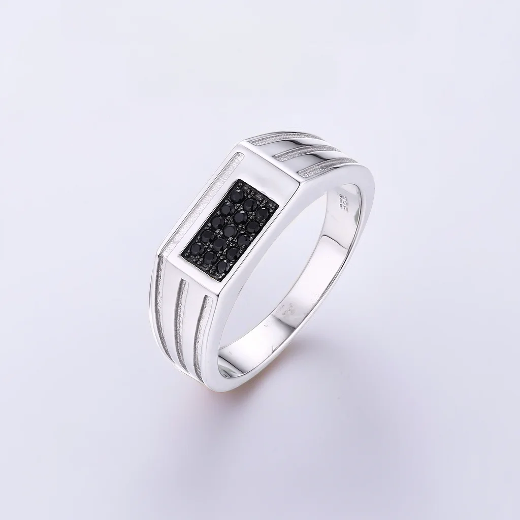 Custom OEM Fine Jewelry Wedding 925 Sterling Silver Engagement Black Spinel Cubic Zirconia Ring For Women Men
Custom OEM Fine Jewelry Wedding 925 Sterling Silver Engagement Black Spinel Cubic Zirconia Ring For Women Men
