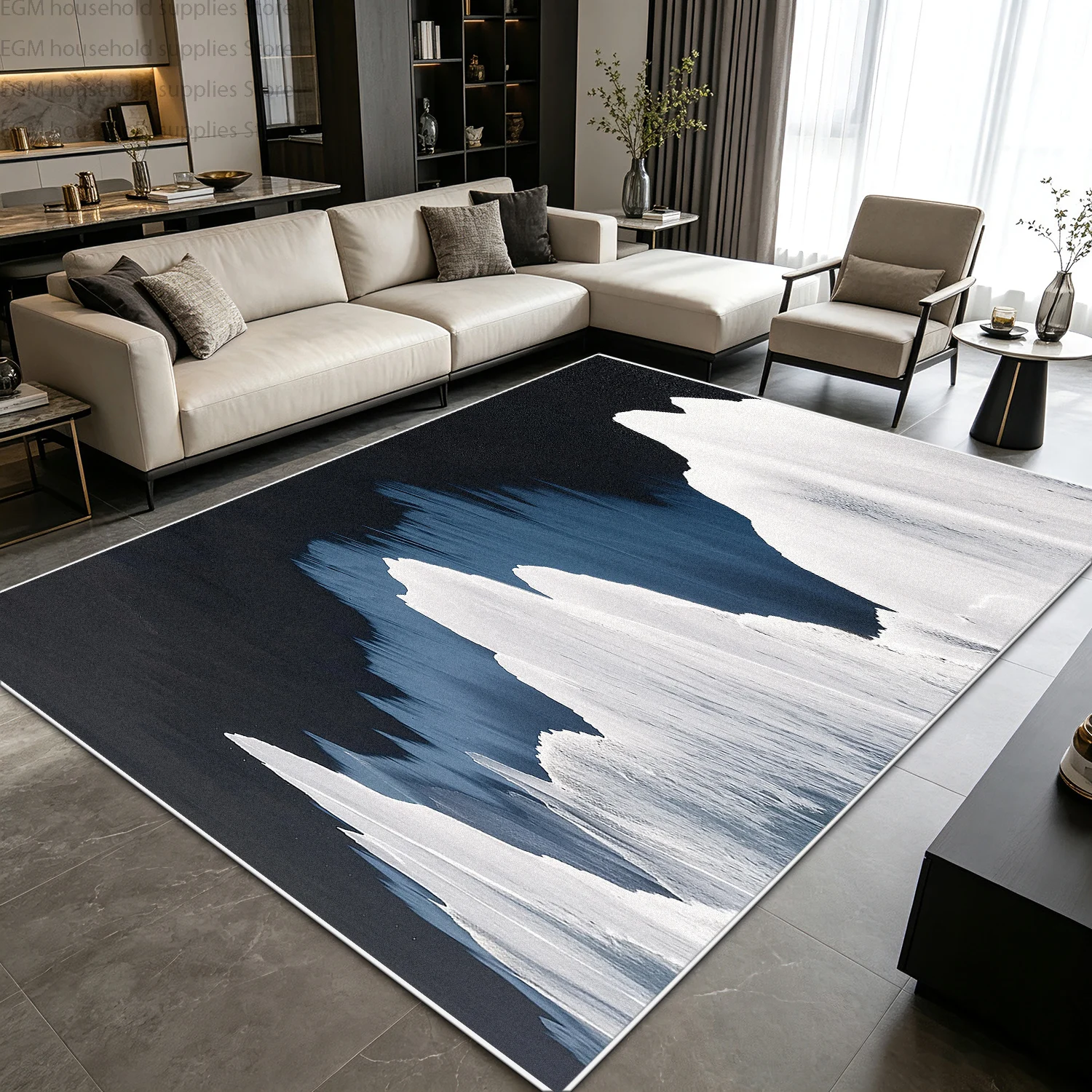 Modern Abstract Blue Carpet for Living Room Soft Fluffy Large Area Rugs Bedroom Home Decoration Washable Non-slip Floor Mats
Modern Abstract Blue Carpet for Living Room Soft Fluffy Large Area Rugs Bedroom Home Decoration Washable Non-slip Floor Mats