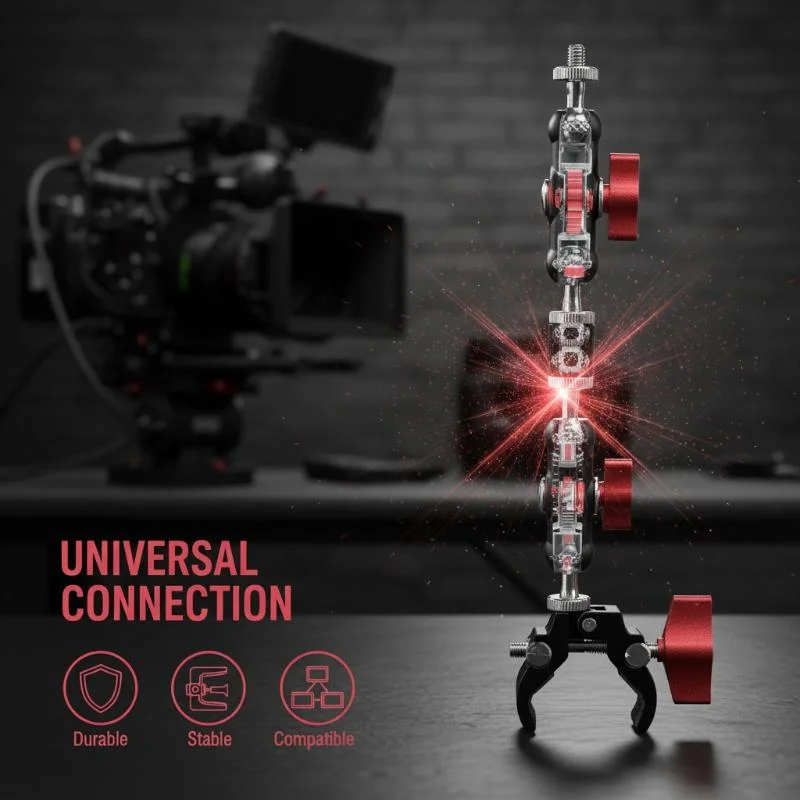 1Set Camera Metal Super Clamp With Double Ball Head Magic Arm For DSLR Monitor Light Mic Phone Mount Photography Accessories
1Set Camera Metal Super Clamp With Double Ball Head Magic Arm For DSLR Monitor Light Mic Phone Mount Photography Accessories