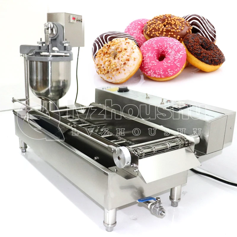 Automatic Donut Fryer Machine Maker Electric Gas Cake Make Mini Jam Bakery Equipment Commercial Snack Maker Factory
Automatic Donut Fryer Machine Maker Electric Gas Cake Make Mini Jam Bakery Equipment Commercial Snack Maker Factory