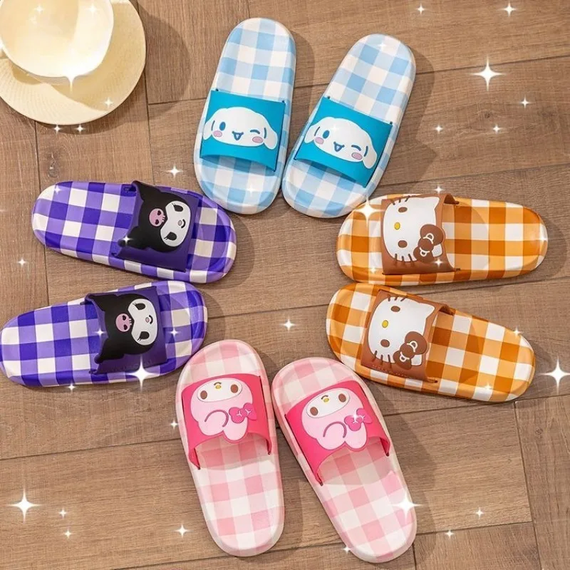 Kawaii Sanrio Hello Kitty Kuromi My Melody Cinnamoroll Family Matching Anti Slip Slippers Indoor Outdoor Cartoon Cute Anime
Kawaii Sanrio Hello Kitty Kuromi My Melody Cinnamoroll Family Matching Anti Slip Slippers Indoor Outdoor Cartoon Cute Anime