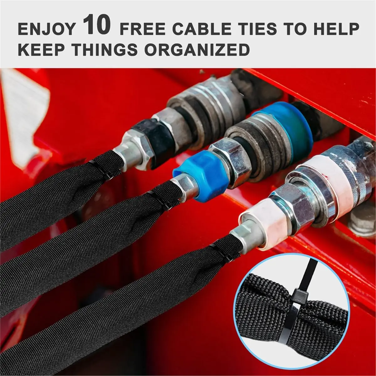 Budget-Friendly-Nylon Hydraulic Hose Protector Sleeve Hose Sheath Wrap Cable Sleeve, Cable Cover for Welding Tig Torch Hydraulic
Budget-Friendly-Nylon Hydraulic Hose Protector Sleeve Hose Sheath Wrap Cable Sleeve, Cable Cover for Welding Tig Torch Hydraulic