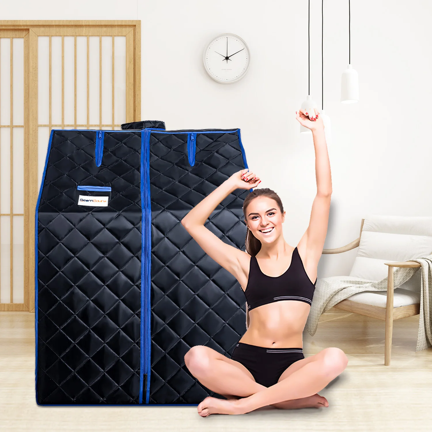 Sojourner Portable Sauna for Home - Steam Sauna Tent, Personal Sauna - Sauna Heater, Tent, Chair, Remote Included for Home Sauna
Sojourner Portable Sauna for Home - Steam Sauna Tent, Personal Sauna - Sauna Heater, Tent, Chair, Remote Included for Home Sauna