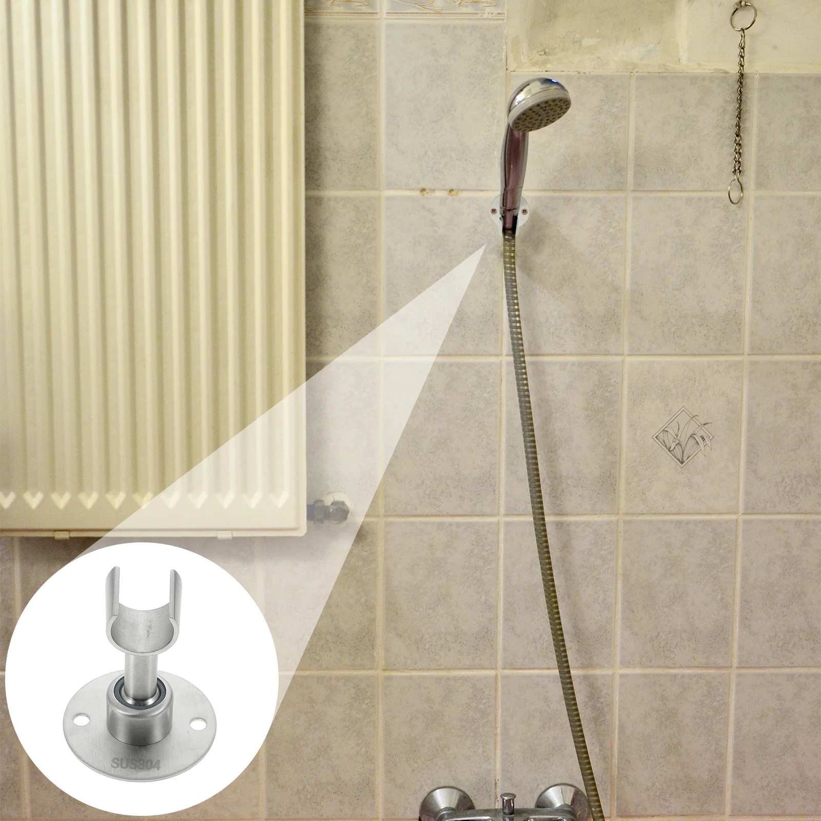 Stainless Steel Shower Head Bracket Handheld Support Holder Adjustable Wall Mount Bathroom Accessories Set Lightweight Stable
Stainless Steel Shower Head Bracket Handheld Support Holder Adjustable Wall Mount Bathroom Accessories Set Lightweight Stable