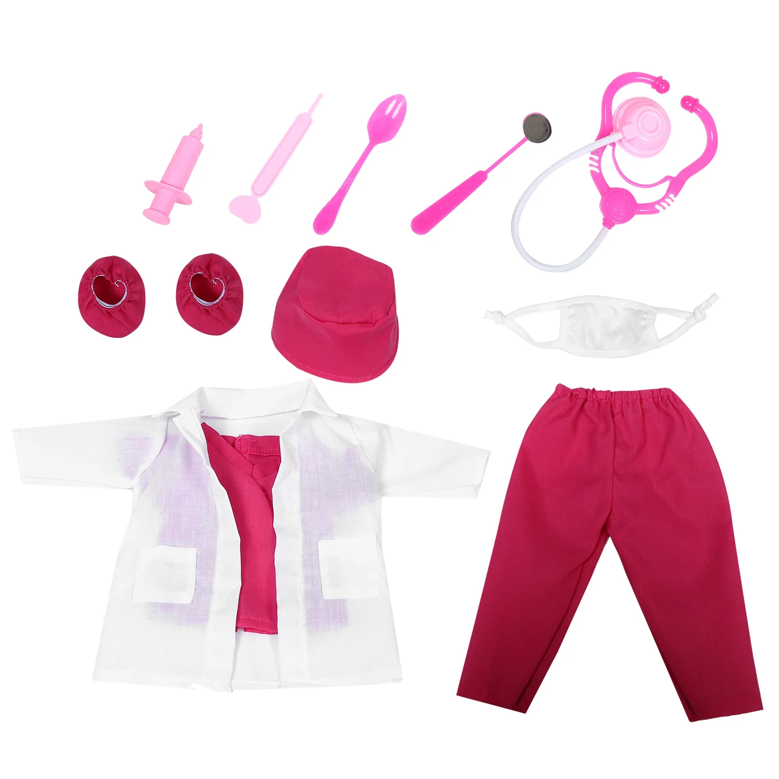 1 set Clothes 18 Inch Nurse Set Doctor Outfit Tools Accessories Polyester Kit Medical Supplies Costumes
1 set Clothes 18 Inch Nurse Set Doctor Outfit Tools Accessories Polyester Kit Medical Supplies Costumes