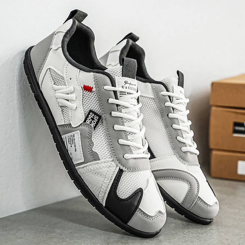 Men's Trendy Black and Gray Color-Blocked Mesh Breathable Casual Sports Shoes, Summer Thin Retro Forrest Gump Shoes, Lightweight Soft-Soled Shock-Absorbing Non-Slip Versatile Wear-Resistant Men's Shoes
Men's Trendy Black and Gray Color-Blocked Mesh Breathable Casual Sports Shoes, Summer Thin Retro Forrest Gump Shoes, Lightweight Soft-Soled Shock-Absorbing Non-Slip Versatile Wear-Resistant Men's Shoes