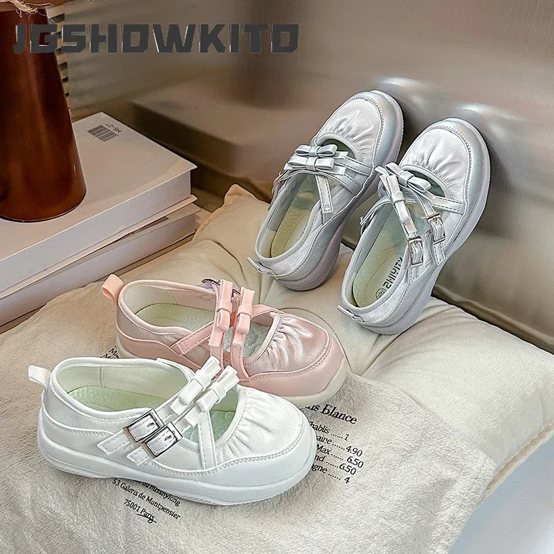 Children Casual Shoes for Girls Spring Autumn New Fashion Soft Bottom Anti-slippery Versatile Ballet Shoes with Bowtie Sweet Hot
Children Casual Shoes for Girls Spring Autumn New Fashion Soft Bottom Anti-slippery Versatile Ballet Shoes with Bowtie Sweet Hot