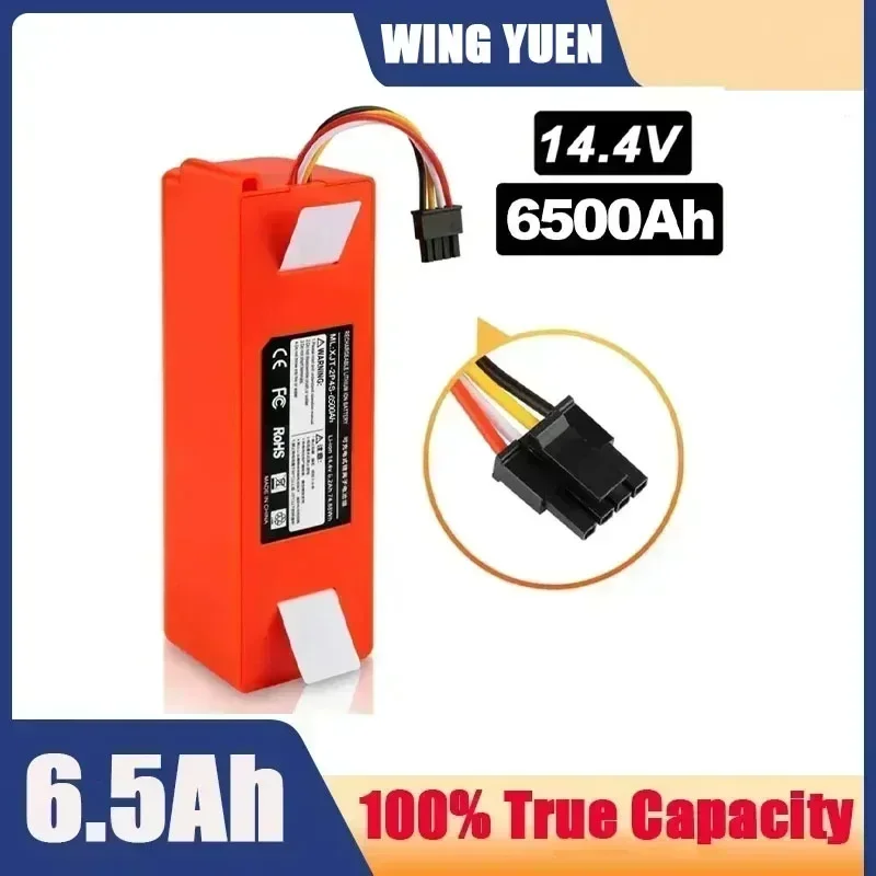 BRR-2P4S-5200S 14.4V 12800mAh Robotic Vacuum Cleaner Replacement Battery For Xiaomi Roborock S55 S60 S65 S50 S51 S5 MAX S6 Parts
BRR-2P4S-5200S 14.4V 12800mAh Robotic Vacuum Cleaner Replacement Battery For Xiaomi Roborock S55 S60 S65 S50 S51 S5 MAX S6 Parts