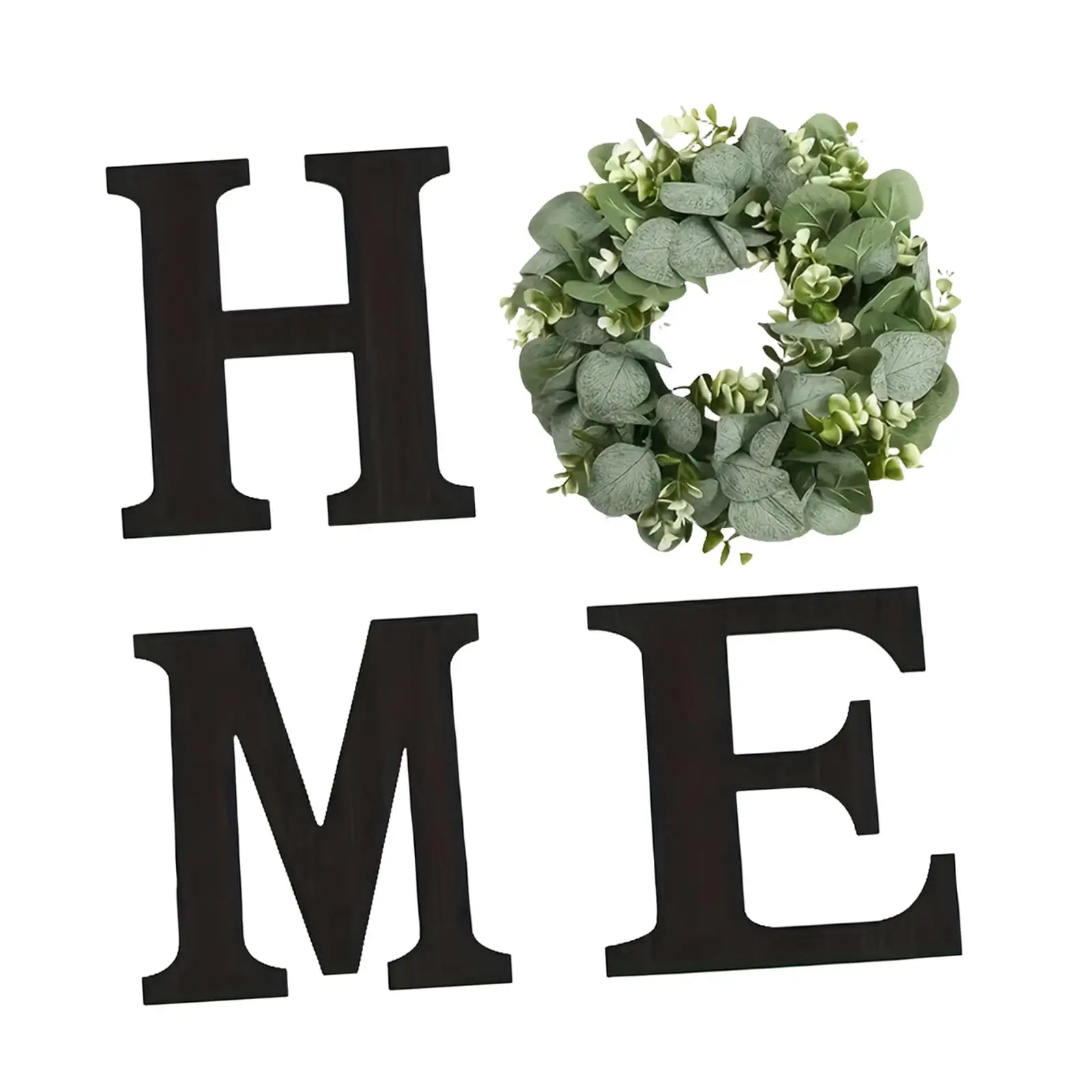 Wooden Home Sign with Artificial Wreath for Dining Room Sturdy Multipurpose
Wooden Home Sign with Artificial Wreath for Dining Room Sturdy Multipurpose