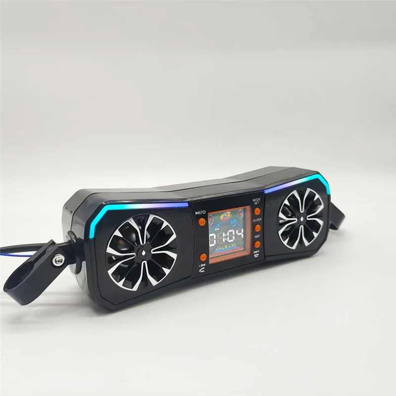 Wireless Motorcycle Speaker Stereo Audio System 12V Handlebar Mount MP3 Player AUX-In USB FM Radio Functionality
Wireless Motorcycle Speaker Stereo Audio System 12V Handlebar Mount MP3 Player AUX-In USB FM Radio Functionality