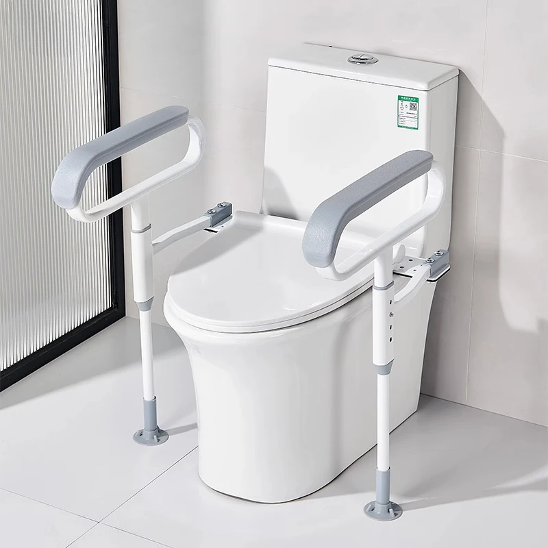 Toilet Safety Rails, Bathroom Safety Frame for Elderly Pregnant Disabled Adjustable Height Anti-rollover Toilet Grab Bars Handle
Toilet Safety Rails, Bathroom Safety Frame for Elderly Pregnant Disabled Adjustable Height Anti-rollover Toilet Grab Bars Handle