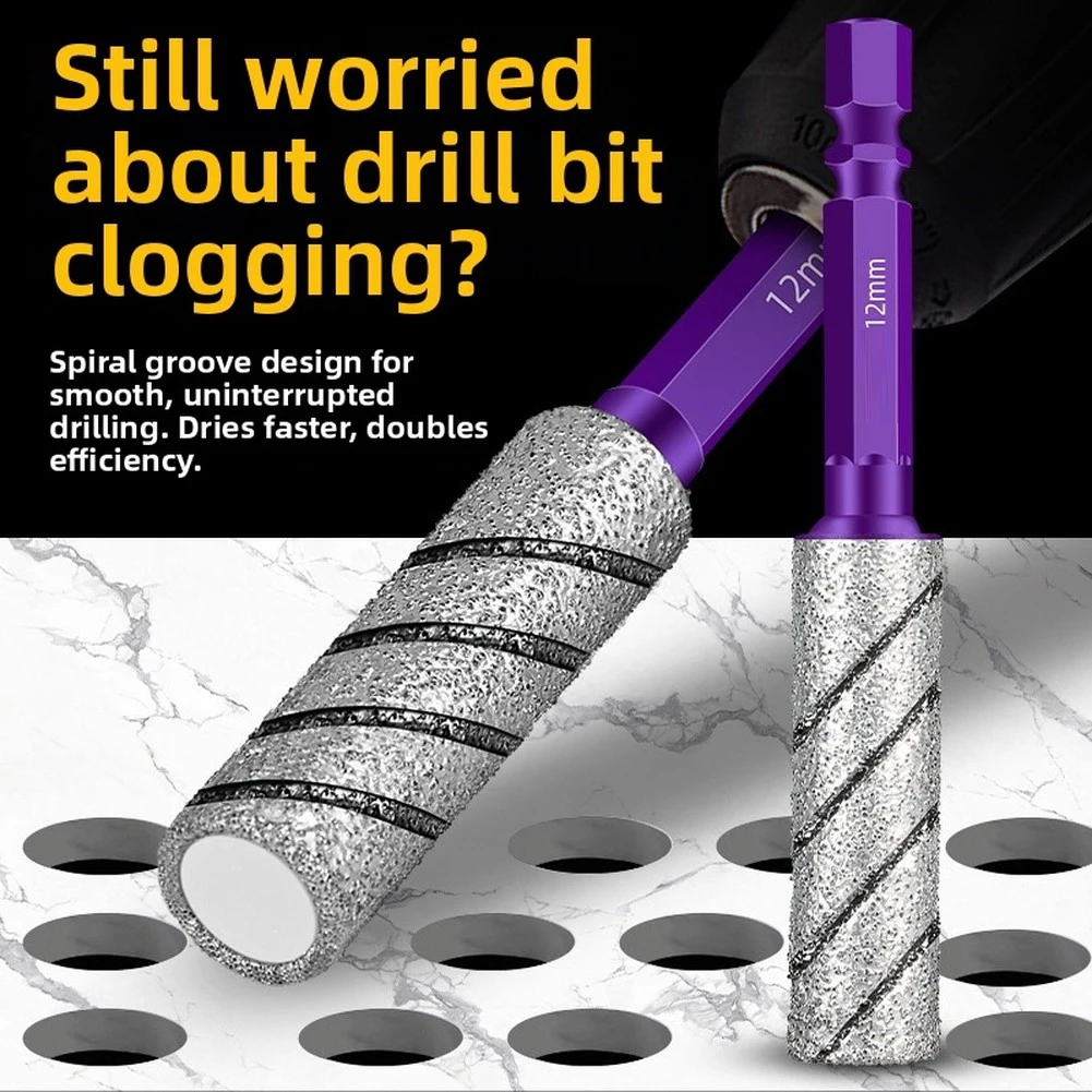 5pcs Diamond Drill Bit Set 2-in-1 Hole Opener For Ceramic Glass Granite Marble Dry Wet Drilling Hand Tools
5pcs Diamond Drill Bit Set 2-in-1 Hole Opener For Ceramic Glass Granite Marble Dry Wet Drilling Hand Tools