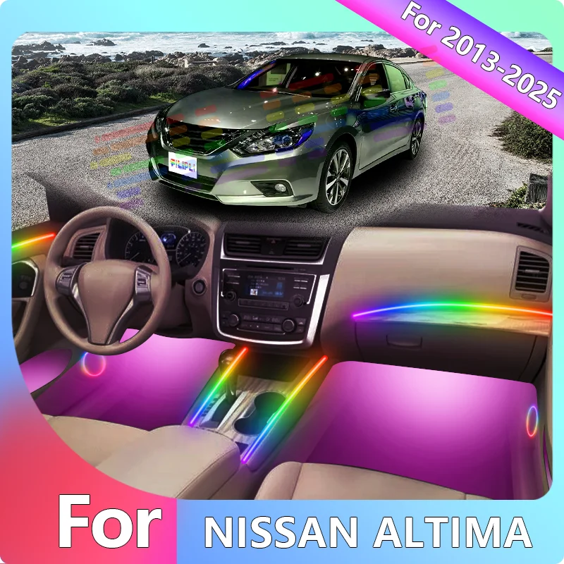 FILIPLI For NISSAN ALTIMA For 2013-2025 Music Sync Dynamic Atmosphere Lights Multi Color Car LED Strips With Bluetooth Control
FILIPLI For NISSAN ALTIMA For 2013-2025 Music Sync Dynamic Atmosphere Lights Multi Color Car LED Strips With Bluetooth Control