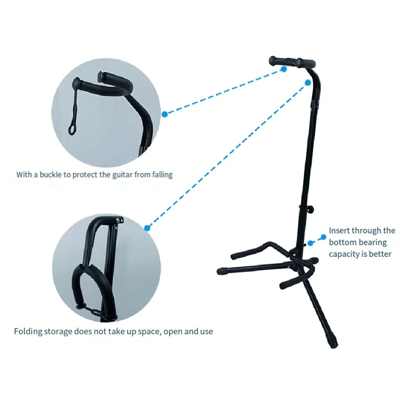 Hot Sale Guitar Stand Metal Electric Guitarra Floor Stand Guitar Bracket Portable Bass Display Rack Musical Instrument Holder
Hot Sale Guitar Stand Metal Electric Guitarra Floor Stand Guitar Bracket Portable Bass Display Rack Musical Instrument Holder