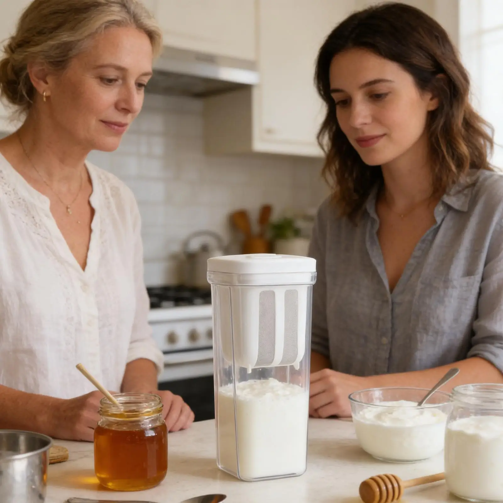 Fine Mesh Yogurt Strainer Reusable Fine Mesh Kitchen Gadgets Strainer For Homemade Thick Yogurt For Home Dessert Rice Tea Coffee
Fine Mesh Yogurt Strainer Reusable Fine Mesh Kitchen Gadgets Strainer For Homemade Thick Yogurt For Home Dessert Rice Tea Coffee